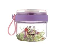 Genérico Yogurt Cups - Yoghurt Pot - Overnight Oats | Portable Overnight Oatmeal Mug | Yogurt Parfait Cups With Handles, Portable Cereal Cup Meal Planning Containers For Milk Yoghurt
