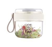 Genérico Yogurt Cups - Yoghurt Pot - Overnight Oats | Portable Overnight Oatmeal Mug | Yogurt Parfait Cups With Handles, Portable Cereal Cup Meal Planning Containers For Milk Yoghurt