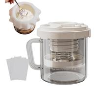 Genérico Yogurt Strainer - Multipurpose Yogurt Maker Strainer with Lid, Kitchen Accessory Multifunctional for Dormitory Rental Apartment Restaurant Businesses Hotel, Homemade Greek Filter Container