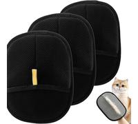 Genérico Yomi Pet Hair Remover Glove, Static Removal Gloves for Pet Hair, Washable & Reusable, for Couch, Furniture, Carpet, Car Seat (3PCSB)