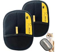 Genérico Yomi Pet Hair Remover Glove, Static Removal Gloves for Pet Hair, Washable & Reusable, for Couch, Furniture, Carpet, Car Seat (2PCSB)