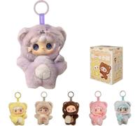 Genérico Yooki Tomar un mordedura de Oso Serie Plush Blind Vinilo Figuras acción coleccionables Misterio Peluche muñeca Juguetes Bolsa Encanto Colgante Regalo cumpleaños