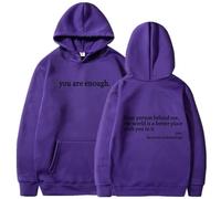 Genérico You Are Enough Hoodie, Dear Person Behind Me' Hoodie, Dear Person Behind Me Sweatshirt (Color-J,3XL)