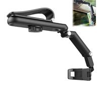 Genérico Yoyoway 360 Car Phone Holder, Yoyoway 1080° Multifunctional Sun Visor 360 Phone Holder, Rotatable and Retractable for Any Scene (Black1)