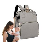 Genérico Zaino Fasciatoio - Borsa Neonato Porta Pannolini - Waterproof Borsa Zaino Fasciatoio - Porta Ciuccio e Cinturini per Passeggino, per Mamma e Papà