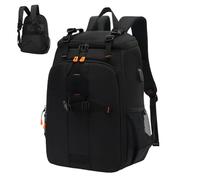Genérico Zaino Fotografico DSLR - Impermeabile Grande Capacità | Borsa Per Fotocamera Con Scomparto PC | Borsa A Tracolla, Resistente, Per Reflex SLR Treppiede, Per Outdoor Viaggio Escursionismo
