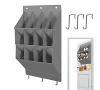 Generico Zapatero colgante sobre la puerta, zapatero con 12 bolsillos, armario colgante para apartamento, barro, RV, dormitorio, guardería, oficina, garaje, estudiantes universitarios Affi