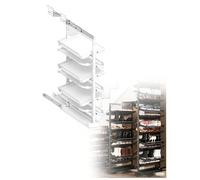 Genérico Zapatero Extensible de 4 a 10 Niveles, Organizador de Zapatos extraíble, Textura de Base Antideslizante Que Aumenta la fricción(72 cm/28.3 in (Depth),6 Tier)