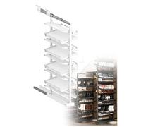 Genérico Zapatero Extensible de 4 a 10 Niveles, Organizador de Zapatos extraíble, Textura de Base Antideslizante Que Aumenta la fricción(72 cm/28.3 in (Depth),9 Tier)