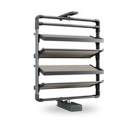 Genérico Zapatero Extraíble Giratorio De 360°, Armario Zapatero De Altura Regulable, Estante Expositor De Doble Cara De 4 A 12 Niveles, For La Entrada del Armario.(4 Tier)