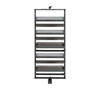 Genérico Zapatero Giratorio De 360°, Armario Extraíble For Zapatos De Aleación De Aluminio, Estante Vertical Ajustable En Altura, Ahorra Espacio(10 Tier)