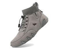 Genérico Zapatillas Barefoot Hombre, Zapatillas Running Hombre, con Fondo Plano Antiolor con Cordones con Soporte Tobillo Zapatillas Transpirables Ligera Secado Rápido Zapatos para Uso Diario