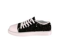 Genérico Zapatillas Brillantes Mujer Zapatos Fiesta Cómodos Planos Low Top Tela Multicolor Tallas 36-43 con Destellos de diseño sin Cordones para un Calzado cómodo Ideal Uso Diario Caminar