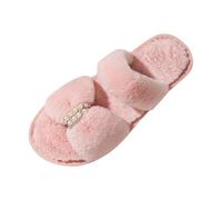 Genérico Zapatillas Casa Mujer Invierno, Zapatillas Casa Mujer Cerradas, Zapatillas De Algodón con Punta Abierta A La Moda De Otoño E Invierno para Mujer Cómodas Zapatillas para El Hogar