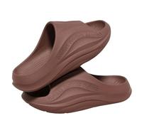 Genérico zapatillas casa mujer verano,zapatillas de casa mujer verano,Pantuflas de para y hombre, para uso en exteriores, interiores y baños. Deportivas Blancas (Coffee, 40)