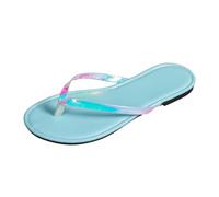 Genérico Zapatillas Casa Mujer VeranoChanclas de Verano para Mujer con Diseño Elegante en Punta Clip y Suela Confortable (Sky Blue, 38)