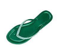 Genérico Zapatillas Casa Mujer VeranoSandalias de verano planas para mujer con separadores de dedos y de imitación para uso en piscina playa y actividades al libre (Green, 36)