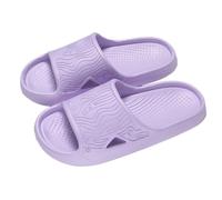 Genérico Zapatillas Casa Verano MujerZapatillas de Baño con Suela Gruesa Antideslizante para Uso Interior y Exterior en Verano (Purple, 39)