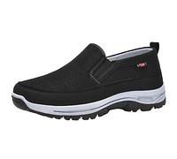 Genérico Zapatillas Casual para Hombre Slip-on Sneakers Ligeros Transpirables Casuales de Gran tamaño Atlético Trabajo Caminar Bambas Gimnasio Zapatos Ortopédicos Cómodos