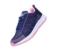 Genérico Zapatillas De Caminar Para Mujer Baloncesto Casual Correr Zapatillas De Tenis Hechas Mujer Deportivos Elásticas Ligeras y Resistentes -1