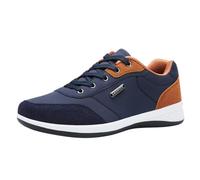 Genérico Zapatillas de Deporte Hombre Horma Ancha Zapatos Atlético Trabajo Zapatos de Cordones al Aire Libre Caminar Bambas Caminar Bambas Gimnasio Zapatillas Running Deportivas Slip-on Sneakers