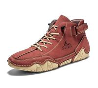 Genérico Zapatillas de Deporte Hombre,Vestir Botas Baloncesto Color sólido Informales Zapatos Casuales con Plataforma Urbanos para Entrenamiento al Aire