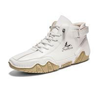 Genérico Zapatillas de Deporte Hombre,Vestir Botas Baloncesto Color sólido Informales Zapatos Casuales con Plataforma Urbanos para Entrenamiento al Aire