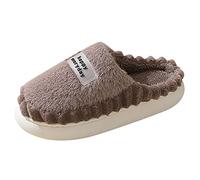 Genérico Zapatillas De Estar por Casa Hombre, Pantuflas para Mujer Hombre Invierno Confortables Zapatillas De Memory Foam Slip on Suaves Zapatos Dedormitorio Y Casa Unisex-Adulto