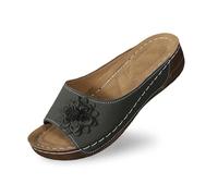 Genérico Zapatillas de estar por casa para mujer,Chanclas ortopédicas cómodas y suaves suela antideslizante deportivos con cuña sandalias Abierta Zapatos Playa chanclas jardín verano