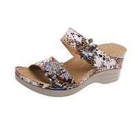 Genérico Zapatillas de estar por casa para mujer Mulas Mujeres Sandalias cómodas y suaves chanclas planas playa deportivos con cuña Ducha Ligeras for verano per Indoor