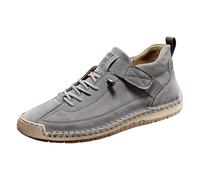 Genérico Zapatillas de paseo para mujer, zapatillas de deporte, zapatillas de deporte, cómodas, deportivas, cómodas, ortopédicas, patas anchas, zapatillas de deporte, gris, 43 EU