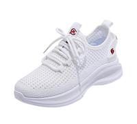 Genérico Zapatillas De Trail Running para Mujer Sin Cordones Ligeras Trekking Senderismo Cierre De Cordones Deportivas cómodas para Mujer