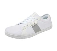 Genérico Zapatillas de Vestir Mujer Zapatillas de Deporte Zapatos Informales Unisex para Primavera Y Otoño,Cabeza Ancha,Ciclismo Descalzo,Lona Tejida,Escalada Zapatos con Cordones para (White,43)