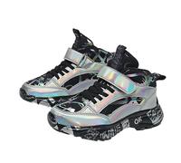 Genérico Zapatillas Deportivas para niños,Zapatillas Running Niño Planos y estables caminar Estilo unisex casual Cómodos uso prolongado Materiales diarios deporte tiempo libre