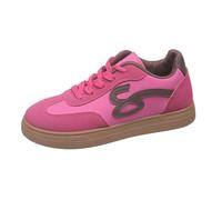 Genérico Zapatillas Deportivas Retro Transpirable para Mujer Todas las Estaciones, Verano Sandalias Tacón Aguja Sexy, rosa fuerte, 36 EU