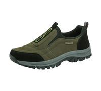 Genérico Zapatillas Hombre Senderismo Zapatillas Trekking Hombre con Soporte Tobillo Impermeables Agarre Rocoso Zapatos Color Sólido Amortiguación Transpirables Sneakers Apto para Exteriores