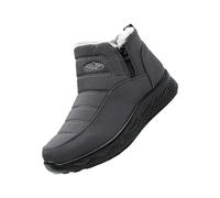 Genérico Zapatillas Impermeables Invierno Bota Agua Zapatos Couple Snow Boots Fashion Casual Shoes Men'S Snow Boots Cotton Shoes Winter Padded Warm Women'S Botas Mujer Marron Tacon Botin (Grey, 37)