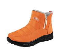 Genérico Zapatillas Impermeables Invierno Bota Agua Zapatos Couple Snow Boots Fashion Casual Shoes Men's Cotton Winter Padded Warm Women's Botas Mujer Marron Tacon Botin