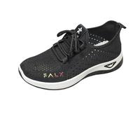 Genérico Zapatillas Mujer Deporte De Malla, Zapatillas Padel Mujer Suave Transpirable Ligeras Deportes Entrenamiento Cordones Zapatos Casual Comodos Suave Suelas Punta Redonda Al Aire Libre Zapatos