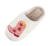 Genérico Zapatillas Mujer Invierno Casa, Ladies Slippers, Cómodas Botas Dobles para El Hogar Cálidas Zapatillas para Parejas Zapatos De Suela Gruesa Y Suave Antideslizantes Y Gruesos