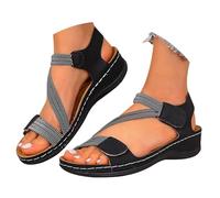 Genérico zapatillas mujer vestir Sandalias Mujer Verano Zapatos Ortopedicos Comodos Y Casual Anchas Tallas Grandes Zapatos De Vestir Antideslizantes Calzado sandalias comodas sandalia cuña comoda