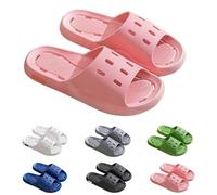 Generico Zapatillas Nuvola Mujer Hombre Suaves Antideslizantes, Chanclas de Viaje Cómodas y Relajantes Zapatillas Abiertas Fáciles de Limpiar Chanclas para Baño Sandalias para Playa y Piscina, Rosa