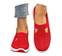Genérico Zapatillas Ortopédicas para Mujer Zapatos sin Cordones para Caminar Zapatos Mujer Comodos y Ligeros Sandalias Palas Transpirables y Antideslizantes Zapatillas Malla Deporte-3