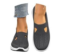 Genérico Zapatillas Ortopédicas para Mujer Zapatos sin Cordones para Caminar Zapatos Mujer Comodos y Ligeros Sandalias Palas Transpirables y Antideslizantes Zapatillas Malla Deporte-3