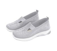 Genérico Zapatillas Ortopédicas para Mujer Zapatos sin Cordones para Caminar Zapatos Mujer Comodos y Ligeros Sandalias Palas Transpirables y Antideslizantes Zapatillas Malla Deporte