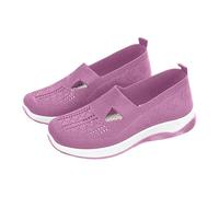 Genérico Zapatillas Ortopédicas para Mujer Zapatos sin Cordones para Caminar Zapatos Mujer Comodos y Ligeros Sandalias Palas Transpirables y Antideslizantes Zapatillas Malla Deporte