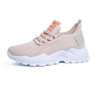 Genérico Zapatillas para Andar Mujer Zapatillas de Deporte Deportivas Informales,Cómodas Y de Uso Diario para Mujer,Exteriores Y Primavera Deportivas Running (Khaki,37)