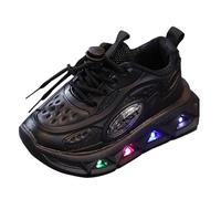 Genérico Zapatillas Running Niño, Zapatos Deportivos Luminosos Informales Transpirables con para Niños Medianos Y Pequeños Zapatillas Ligeras De Suela para Caminar para Bebés