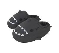 Genérico Zapatillas Tiburón Invierno Polares, Cálido Pantuflas Tiburon Niño y Adulto Zapatillas de Estar por Casa Impermeables Antideslizantes Originales Slippers, Interior Extraíble