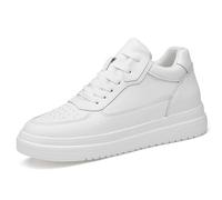Genérico zapatillas transpirables para hombre, zapatos deportivos ligeros con cordones antideslizantes con tacón invisible 6/8/10 cm, taller de malla cómoda para caminar, correr verano y verano